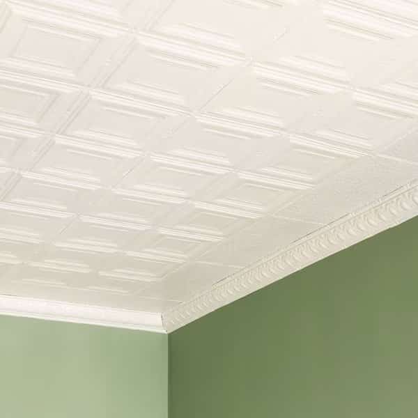 Syracuse Ceiling Tile, 24 in W x 24 in L, 5 PK, GREAT LAKES TIN, Mfr# T5002