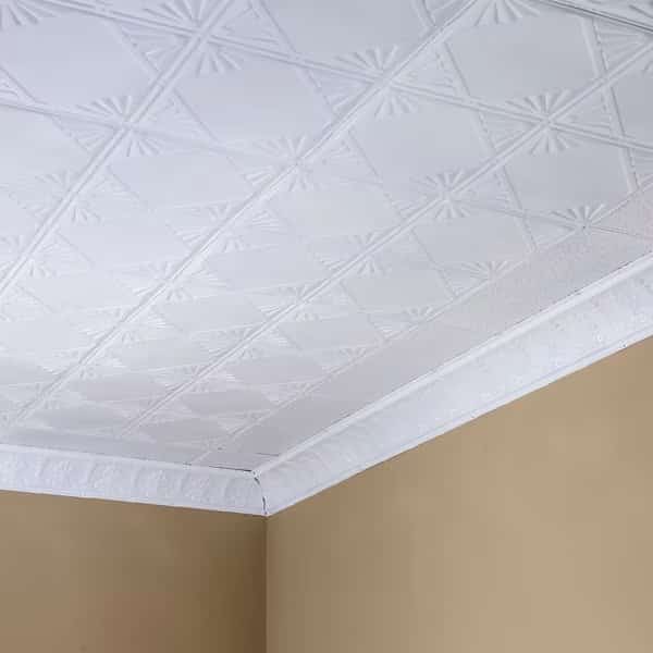 Erie Ceiling Tile, 24 in W x 24 in L, 5 PK, GREAT LAKES TIN, Mfr# T5601