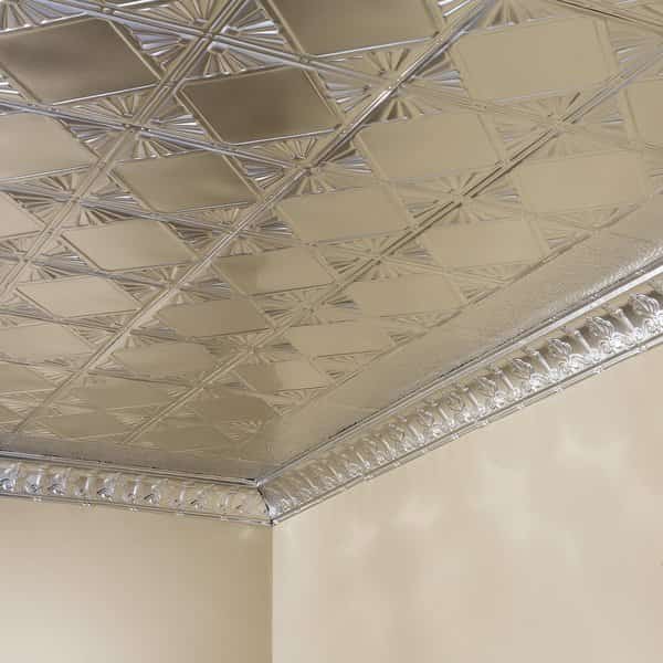 Erie Ceiling Tile, 24 in W x 24 in L, 15/16 in Grid Size, 5 PK