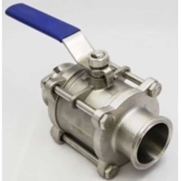 Ball Valve 316, 3/4" Clamp