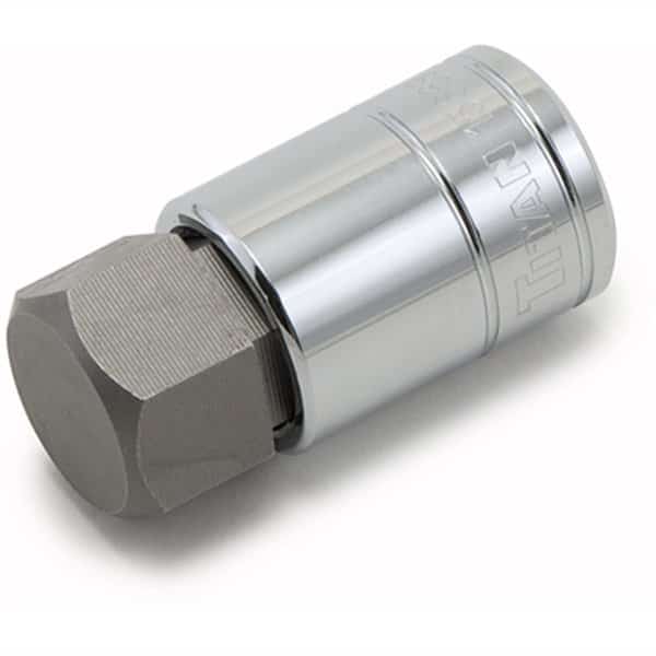 Hex Bit Socket, 1/2" Drive, 15/16", Chrome