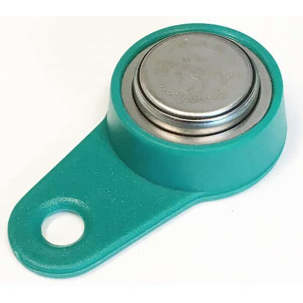 Teal-Colored DS1990A Magnetic iButtons 10PK, Timepilot, Mfr#: 0100-TEAL