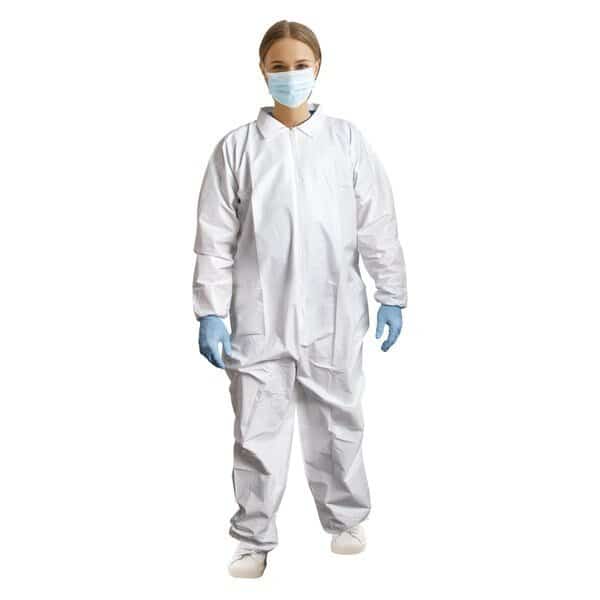 Coverall White, 2XL, 25 PK