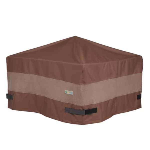 Ultimate Brown Patio Square Fire Pit Cover, 44"W x44"D x 24"H