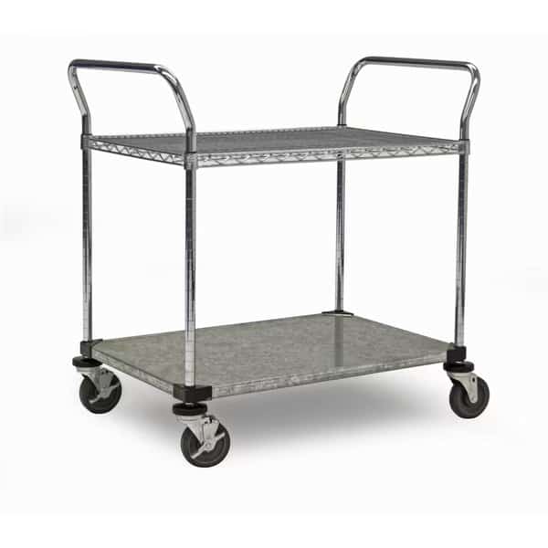 Solid Utility Cart,3-Shelf,24x36x40, Mfr#: RD344CH-SLD, TECHNIBILT