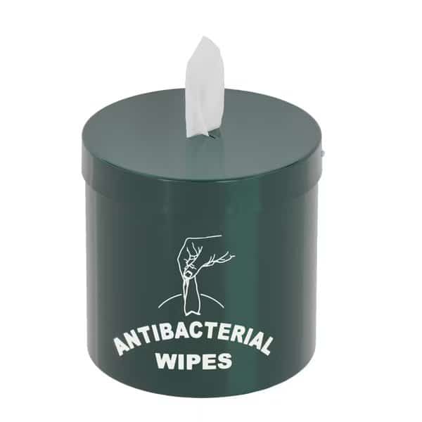 Gym Wipe Dispenser, Wall Mounted, Logo, Gre