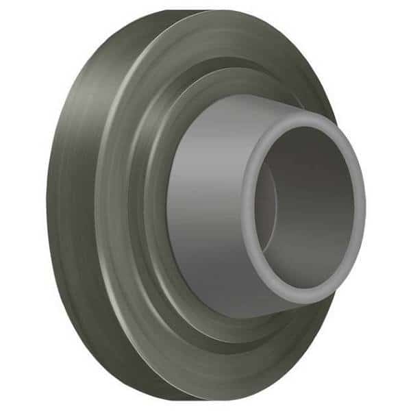 Concave Flush Bumper 2-3/8" Diameter Antique Nickel