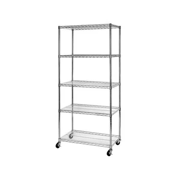 UltraDurable(R), NSF Steel Shelf, 5 Tier