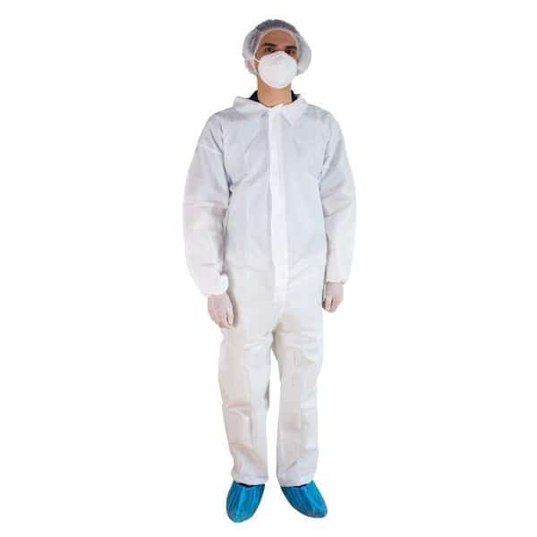 Coverall White, 3XL, 25 PK