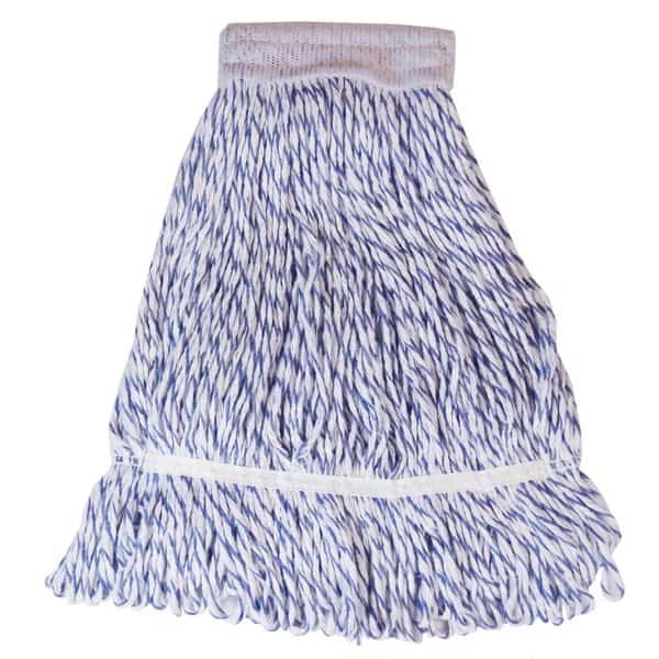 5 in Waxer Mop, Blue/White, PK3, AST30BWXL5-3PK