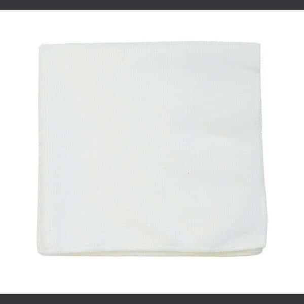 White Microfiber Cloth 300 GMS, 16, PK36