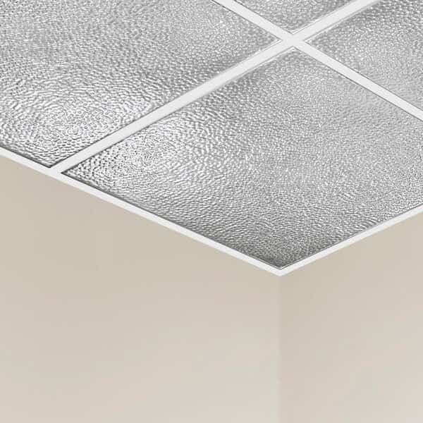Chicago Ceiling Tile, 24 in W x 24 in L, 15/16 in Grid Size, 5 PK