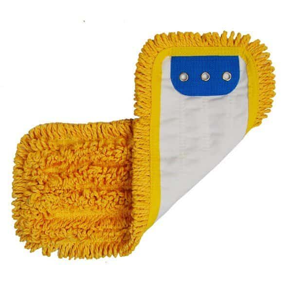 Yellow Microfiber Mop Head With Tab, PK3