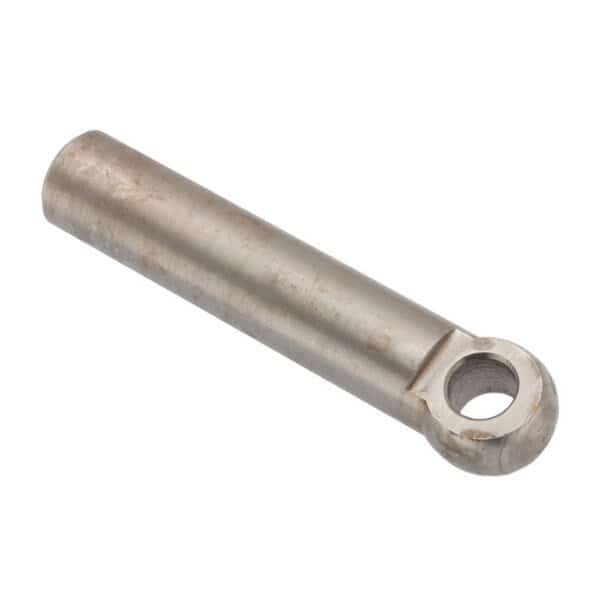 Rod End, 18-8 Stainless Steel, Plain, 3/8"-16 Thrd Sz, 1 in Thrd Lg, 3-3/8 in Overall Lg