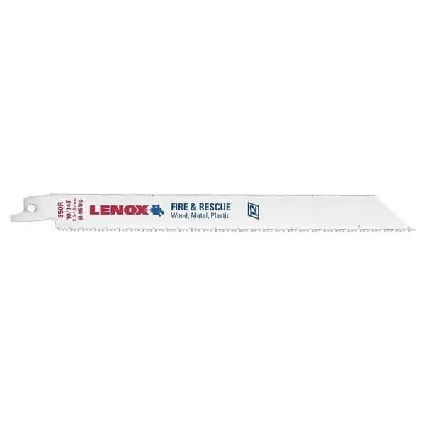 8 in L x 10; 14 TPI Bi-Metal Recip Saw Blade, TPI 10/14, 25 UNT, PK4, Lenox, Mfr#: 20535B850R