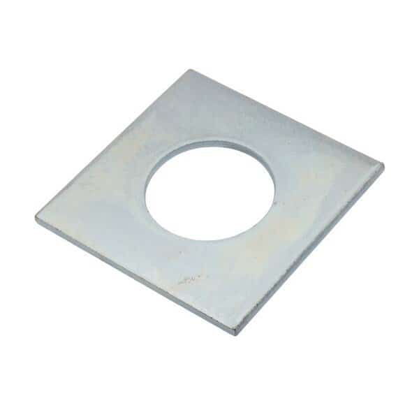 Square Washer, For Screw Size 3/4 in , Steel Zinc Plated Finish