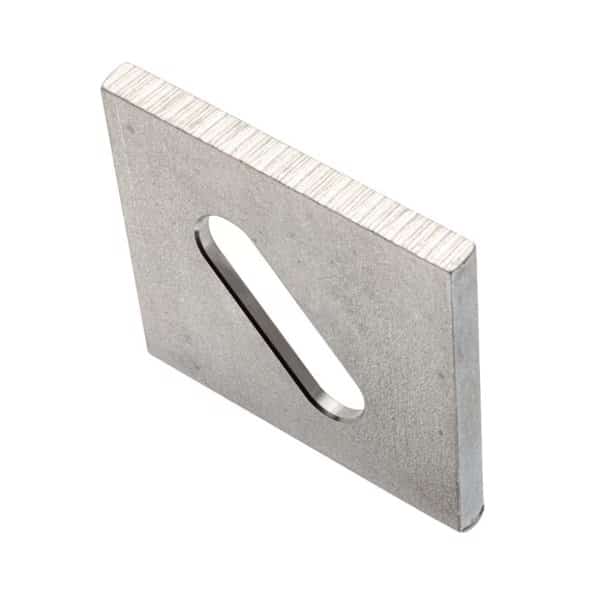 Square Washer, Fits Bolt Size 5/8 in , 18-8 Stainless Steel Plain Finish