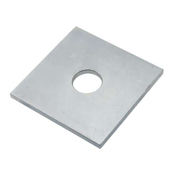 Square Washer, For Screw Size 1 in , 18-8 Stainless Steel Plain Finish