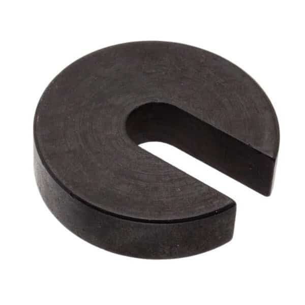 Slotted Washer, Fits Bolt Size 3/8 in , Steel Black Oxide Finish