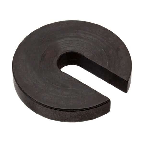 Slotted Washer, Fits Bolt Size 1/2 in , Steel Black Oxide Finish