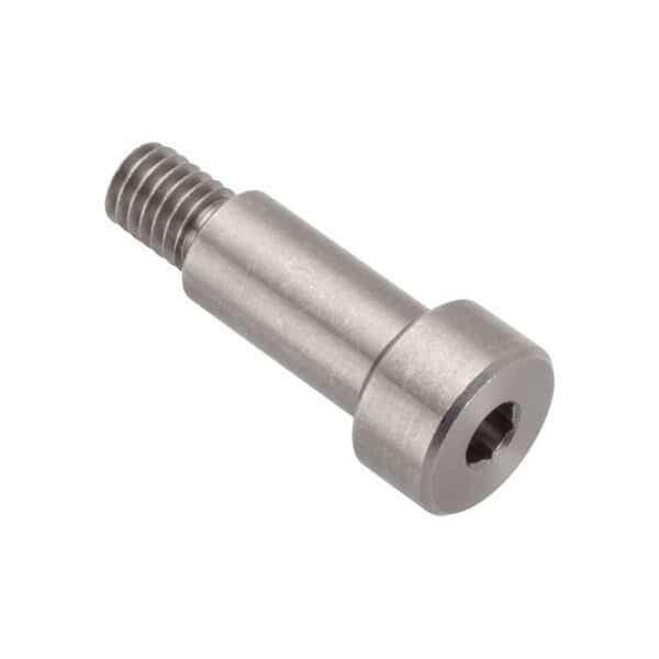 Shoulder Screw, 2A Thr Sz, 1/4 in Thr Lg, 9/16 Shoulder Lg, 18-8 Stainless Steel