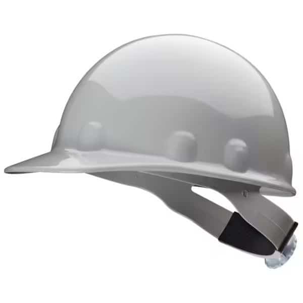 Hard Hat, Thermoplastic, Type 1, Class E, Gray