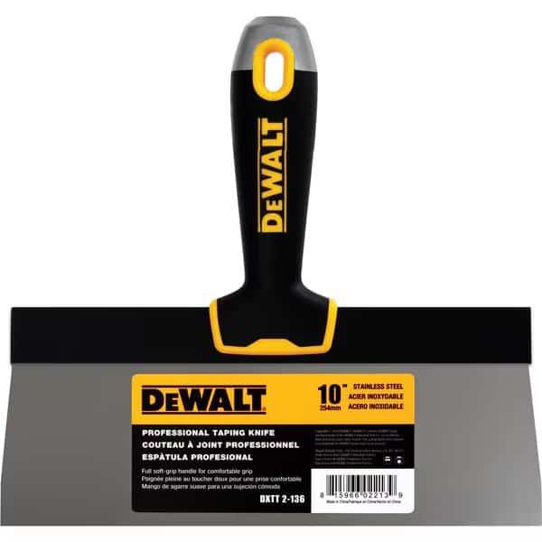 Taping Knife, SS, Soft Grip, 10
