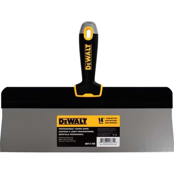 Taping Knife, Bg Back, SS, Sft Grip, 14