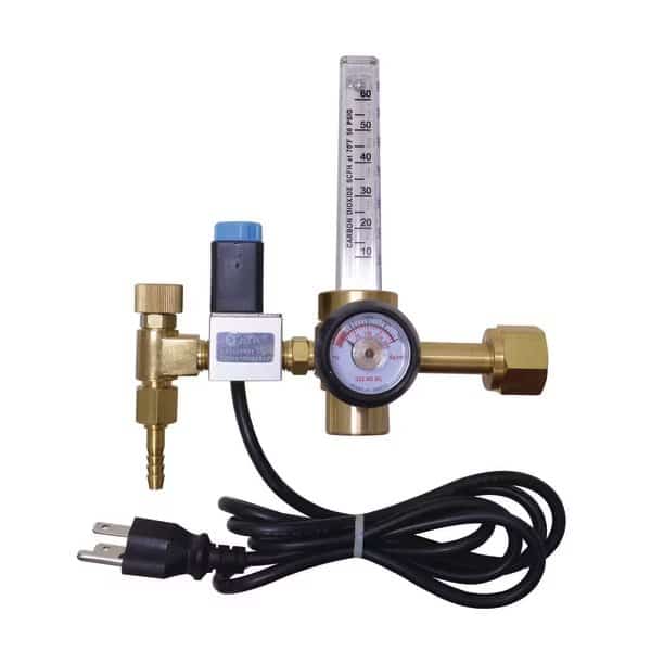 CO2 Flowmeter Reg w/Solenoid CGA320, Ameriflame, Mfr#: FR13SV