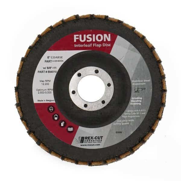 Fusion Flap Disc 5 x 7/8 T29 Fusion Inte, Mfr#: 894006, REX CUT