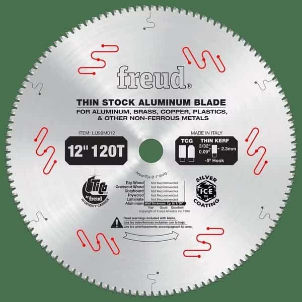 Thin Stock Non-Ferrous Metal Blade, 12