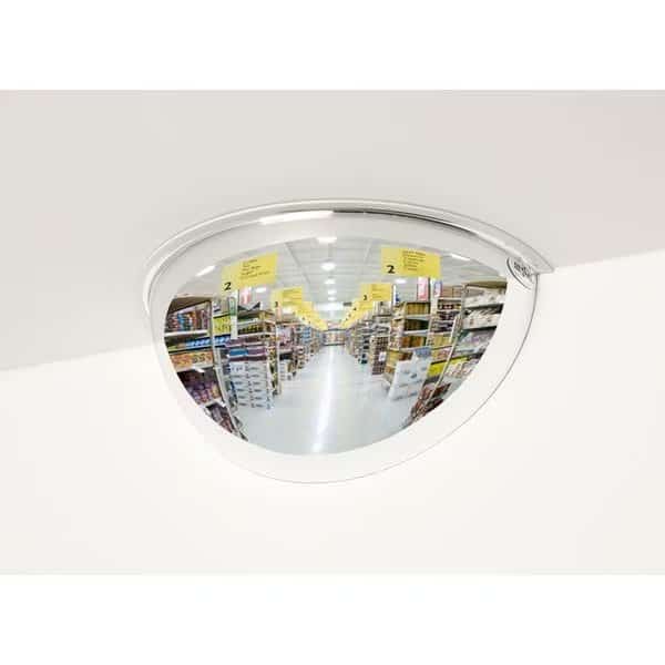 Mirror, Half Dome, Scratch Resistant, 36"