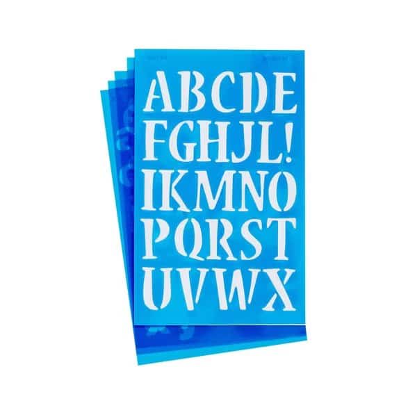 Stencils, Nueva 3/4" &1"
