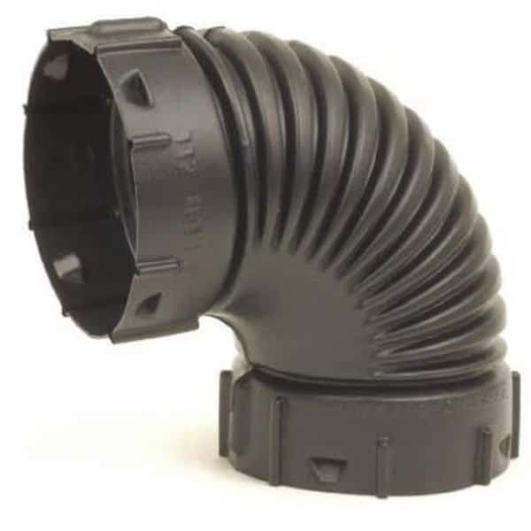 Single Wall 90 deg. Elbow,3",PK2, Mfr#: M42-90-3, ADS