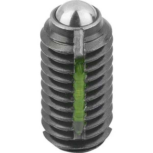 Spring Plunger,Ball,Long-Lok,M10, Mfr#: K0321.10, KIPP