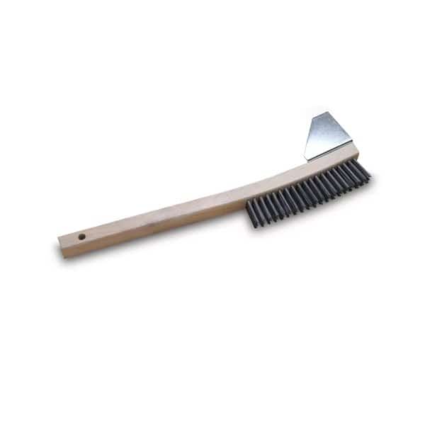 Grill Brush, 19 Rows, 3 Columns, 14" Handle, PK 12