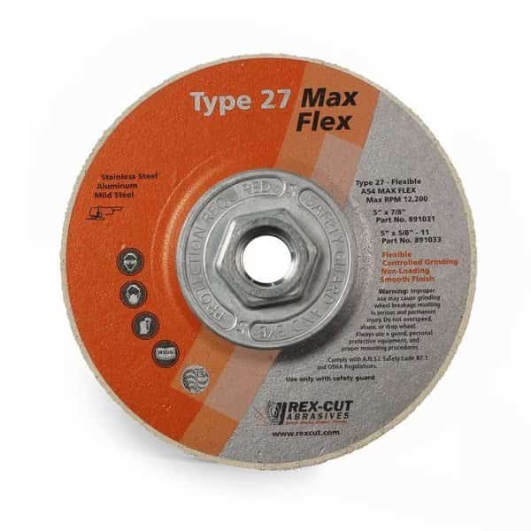 Max Flex Grinding Disc 5 X 5/8-11 T27 Max Flex A54