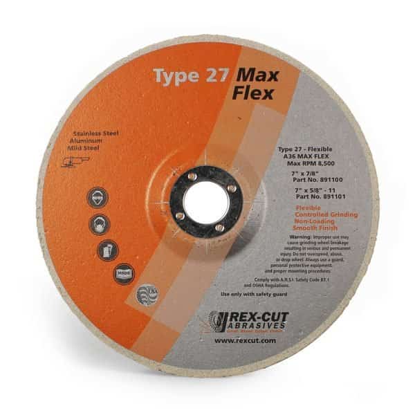 Max Flex Grinding Disc 7 X 7/8 T27 Max Flex A36