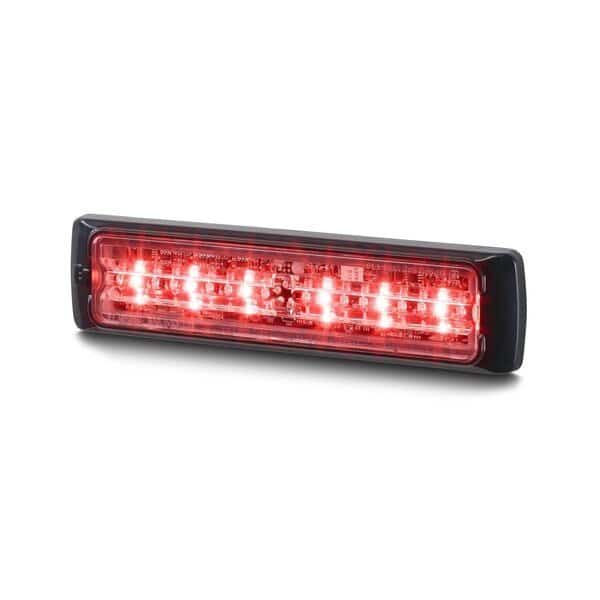 Emergency Light, 12-LED, Red/White
