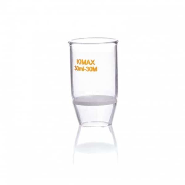 Crucible, 30mL Capacity, 50mm H, PK12