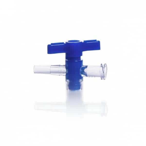 One-Way Stopcock Valve,Polycarbon,PK 50, Mfr#: 420163-0000, KONTES
