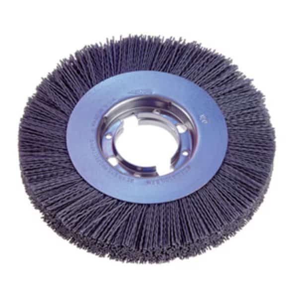 Abrasive Nylon Wide Face Wheel Brush, 14"