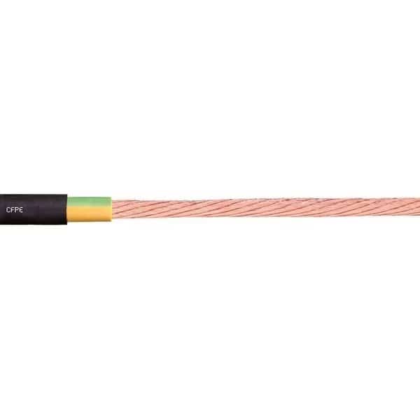 Motor Cable, 8 AWG, Black, TPR, 1000 V