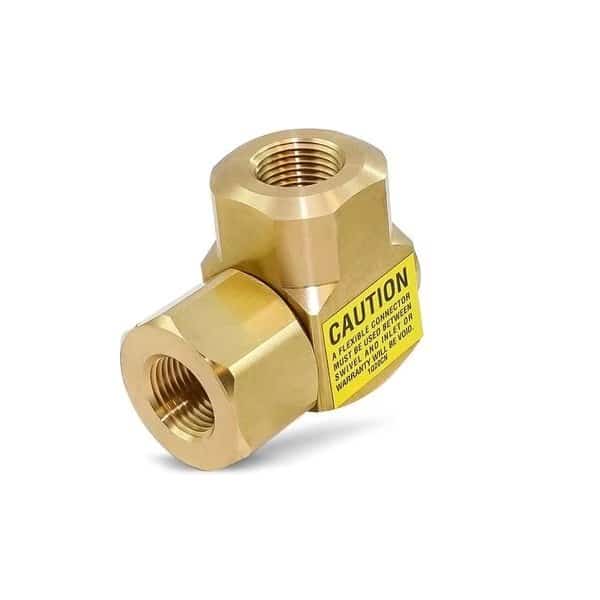 Swivel,90 Deg.,Brass,3/8 in FNPT Inlet, Mfr#: 1935-2, COXREELS