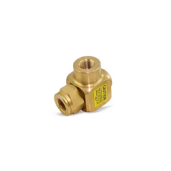 Swivel,90 Deg.,Brass,3/8 in FNPT Inlet, Mfr#: 433-2, COXREELS