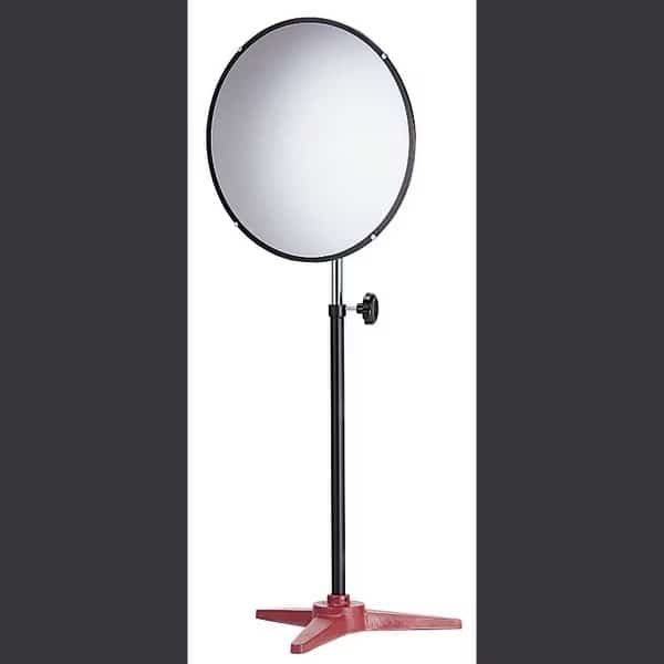 Mirror,Convex,Indoor,Pedestal,18" dia., Mfr#: PED-18, SEE ALL INDUSTRIES