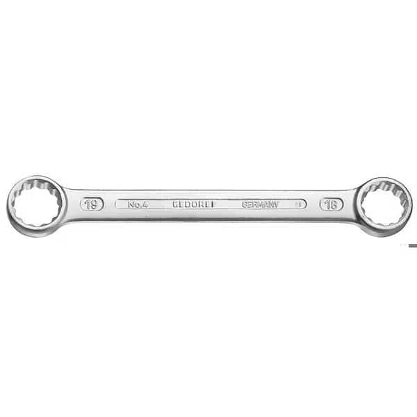 Flat Double Box End Wrench, 19x24mm