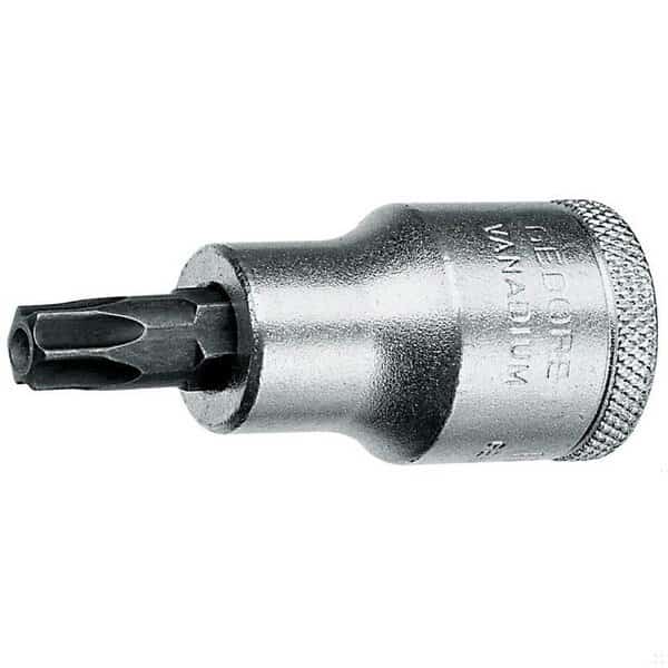 Screwdriver Bit Socket, 1/2", Torx T45