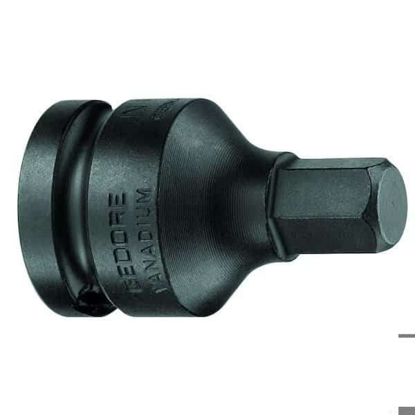 Impact Screwdriver Bit Socket, 1/2", 12mm