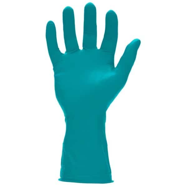 SW PowerForm PF-12TL Extended-Cuff Teal 2X-Large 6.2mil Heavy-Duty Nitrile Exam Gloves, PK 50